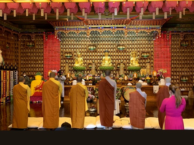 The Vesak Great Ceremony at Hoang Phap Temple in Jeonju City - South Korea